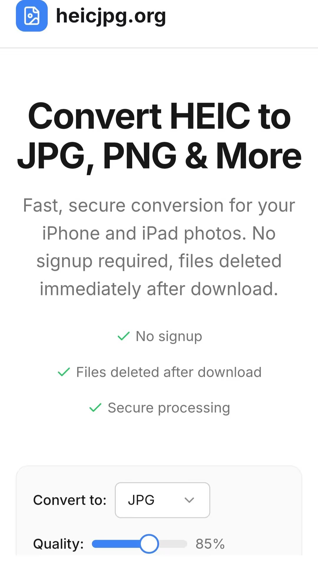 HEIC转JPG